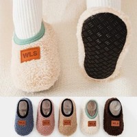 Infant Baby Girls Boys Toddler Shoes Boots Anti-slip Warm Soft Slippers Socks