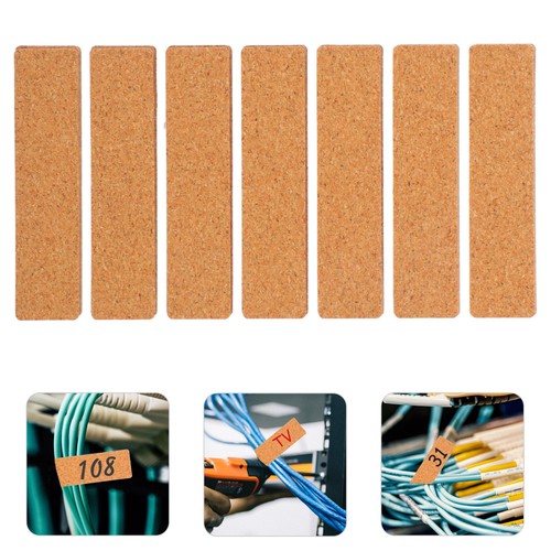 21 Pcs Kabeletikettaufkleber Etiketten Aus Korkkordel Handschriftliche - 第 3/12 張圖片