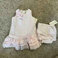 Rare Editions 24M Pink Dress 2PC Set Tulle Ruffle Party Holiday NWT