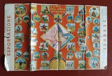 IL GIRO DELL'AFRICA GIOCO da Tavolo PROPAGANDA DELLE COLONIE ITALIANE  XX SECOLO