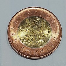 Czech Republic 50 Korun 2018 PRAGA Bimetallic Coin WCA 8496