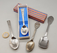 Elkington Silver Plated Queen Elizabeth II 1953 Coronation Spoon Boxed+ 3 others