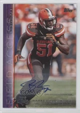 2015 Topps Field Access Purple Auto 6/25 Barkevious Mingo #198 Auto 0nr3