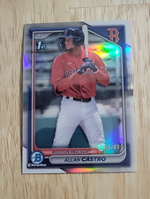 2024 Bowman Chrome ALLAN CASTRO Refractor /499 1st Bowman Rookie #BCP-14 SP