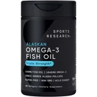 Triple Strength Omega 3 Fish Oil Burpless Supplement EPA DHA Fatty Acids 180 ct