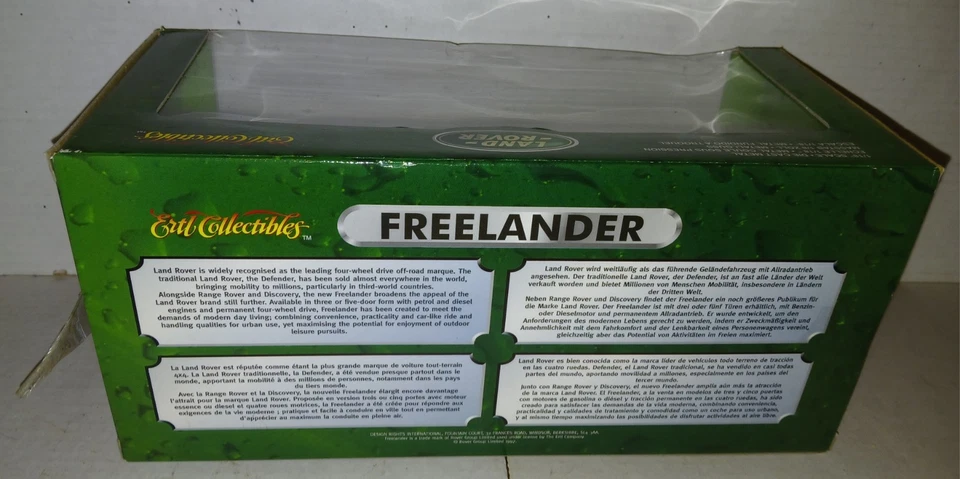 SUV Land Rover Freelander vermelho fundido Ertl 1:18 fundido #7885 1997 - Imagem 3 de 4