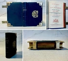 Antique c1862 Bible New Testament Prayer Book Leather Clasps Eyre & Spottiswoode