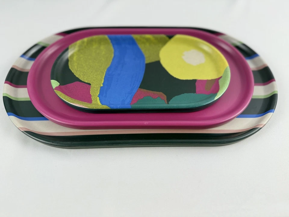 Room Essential Printed Tray Set of 3 - Image 4 of 4