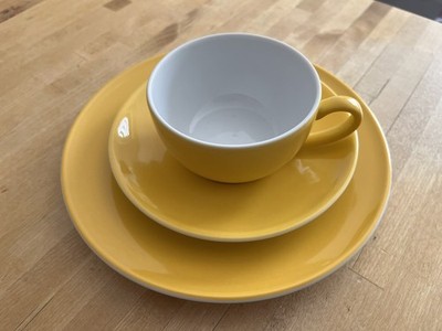 Dibbern solid color Kaffee - Gedeck Sonnengelb