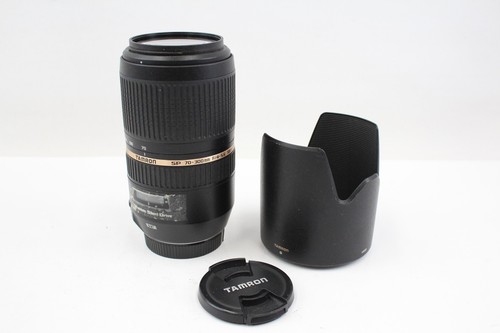 Tamron SP Di 70-300mm F/4-5.6 Vintage Autofocus Lens Working w/ Lens Hood