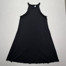 Old Navy Womens Dress Swing Black High Neck Sleeveless Tall S