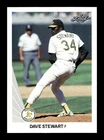 DAVE STEWART ⚾ 1990 Leaf Baseball #81 Oakland Athletics