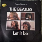 THE BEATLES - Let It Be - 7" Vinyl Single - 1970 1st Press - Apple Records  - VG