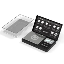 Digital Pocket Gram Scale 500g x 0.01g High Precision with Tray, Weighs Small...