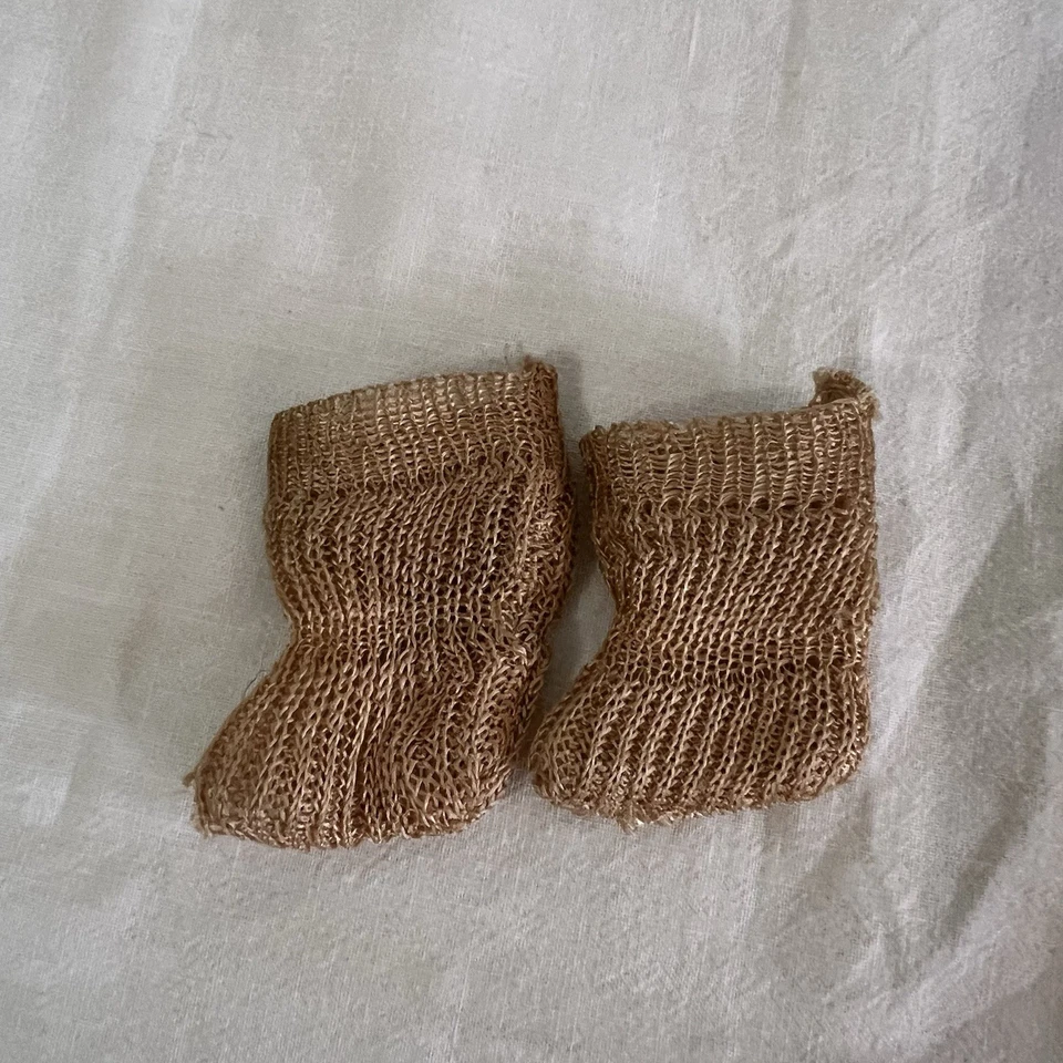 Ancienne Petites  Chaussettes Pour Poupée Jumeau  Bleuette - Photo 2/4