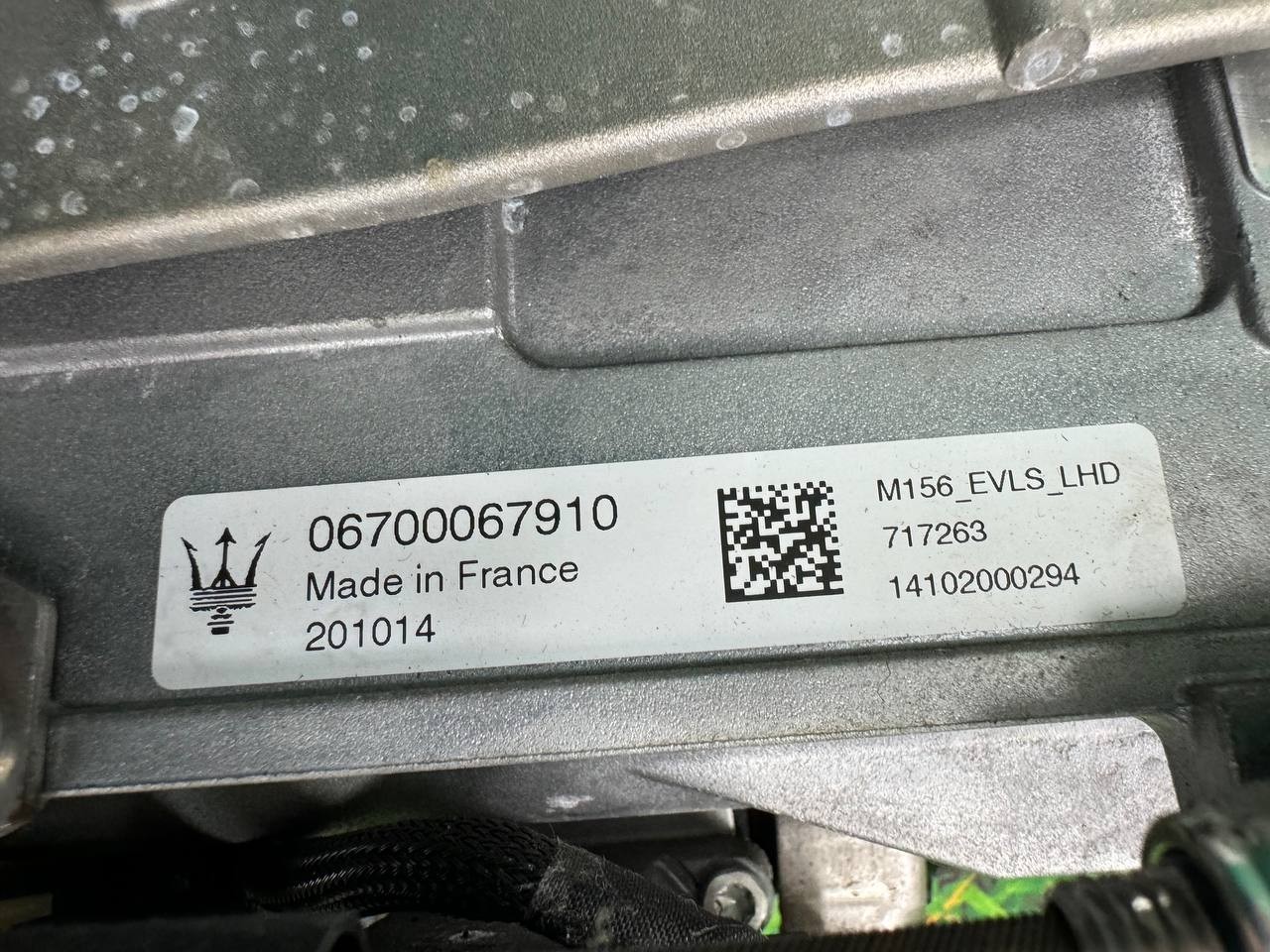14-17 MASERATI GHIBLI POWER STEERING COLUMN SHAFT & MOTOR OEM
