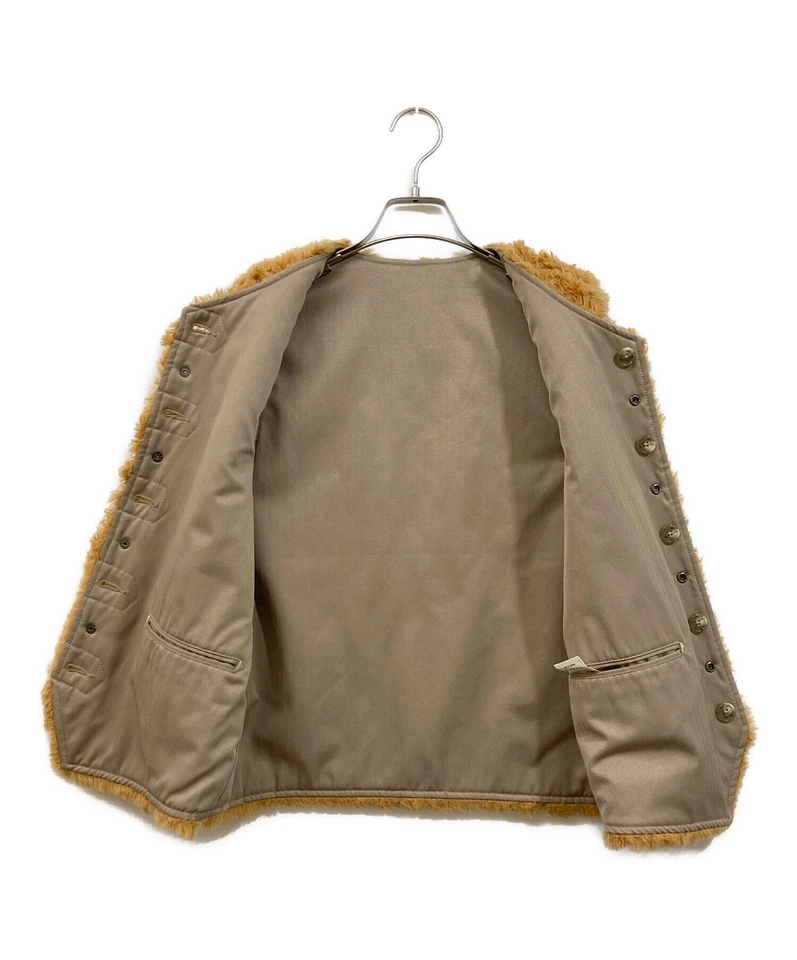 Engineered Garments Reversible fur vest Size: S Beige Men - Image 3 of 4