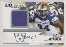2022 Upper Deck CFL UD Game Jersey Jackson Jeffcoat #UD-JJ 0wr