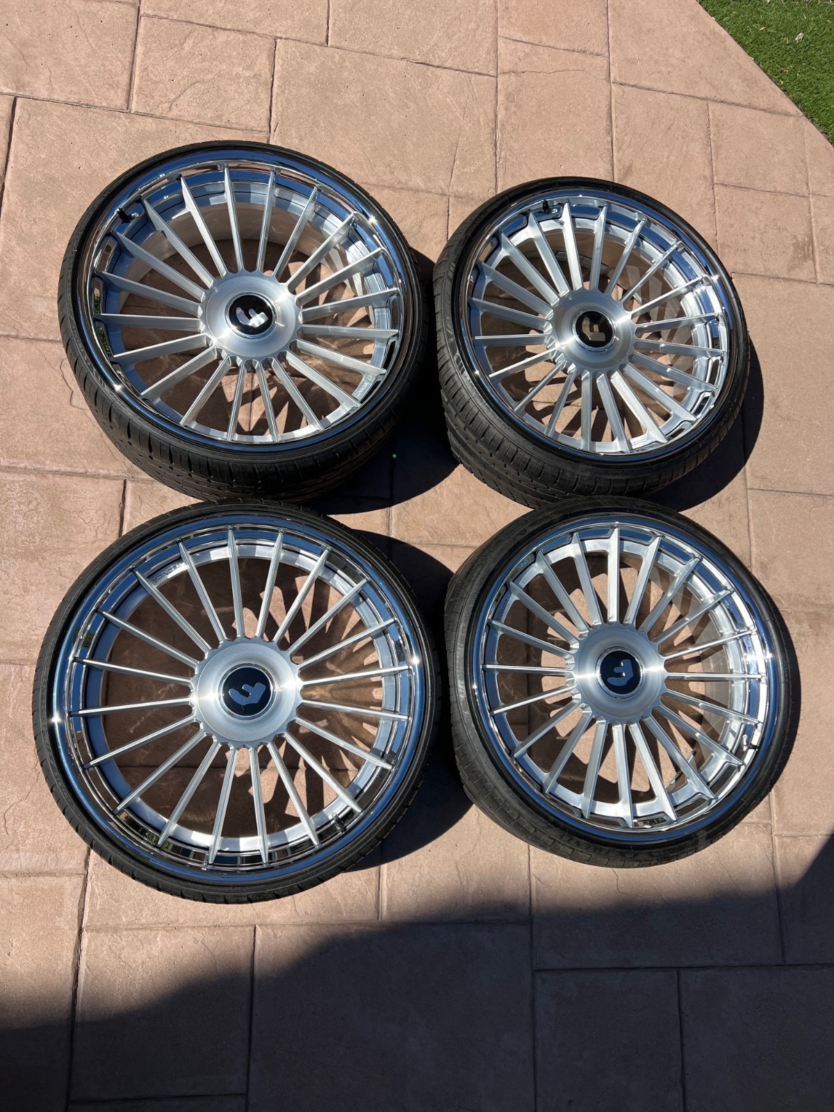 24" Forgiato TEC 3.1  wheels with tires - Rolls Royce Ghost Dawn Wraith