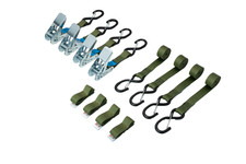 Motorradgurt - Motorrad Spanngurt Set &ndash; 8-Teilig - 300 daN - DIN EN 12195-2