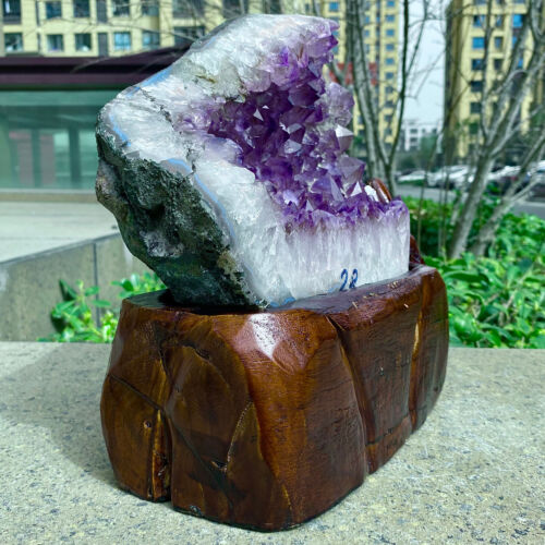 13.84LB Restoration of Natural Amethyst Cave Quartz Cluster Crystal Church - 第 11/17 張圖片