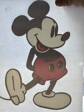 1970's VINTAGE AMERICANA IRON ON TRANSFER Mickey Mouse Disneyana rarity