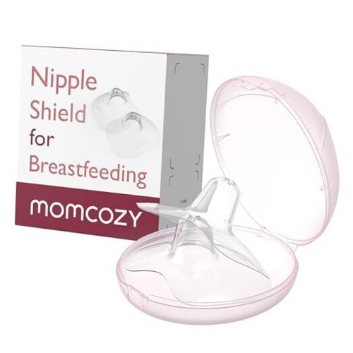 Contact Nipple Shields, 100% Food-Grade Silicone for Breastfeeding 24mm