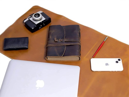 Handmade Rustic Leather Journal Notebook Bound Writing Sketch Diary Vintage Book - Picture 3 of 20