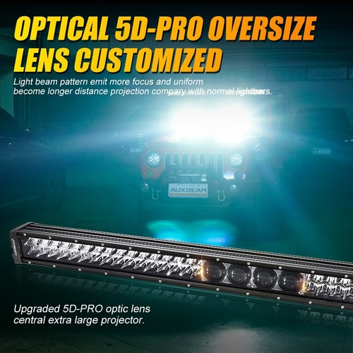 AUXBEAM 5D-PRO 42" Combo Dual Row LED Light Bar Driving Truck Boat Pickup SUV - Picture 2 of 12