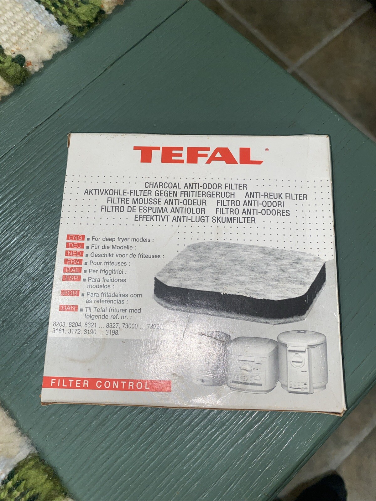 Tefal T-fal Charcoal Anti-Odor Filter for Deep Fryers 792 672 - NEW-image