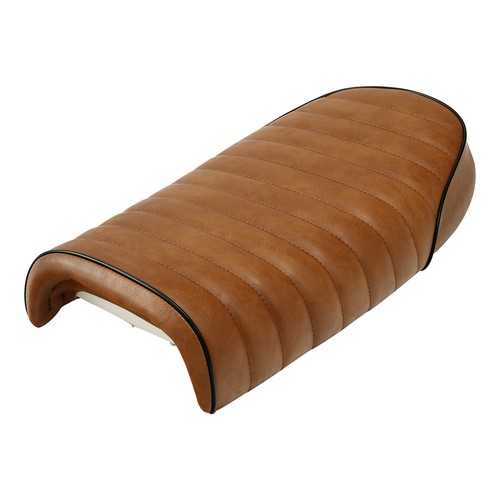 Motor Vintage Cafe Racer Flat Brat Hump Saddle Seat Fit For Honda Suzuki Yamaha - Picture 5 of 12
