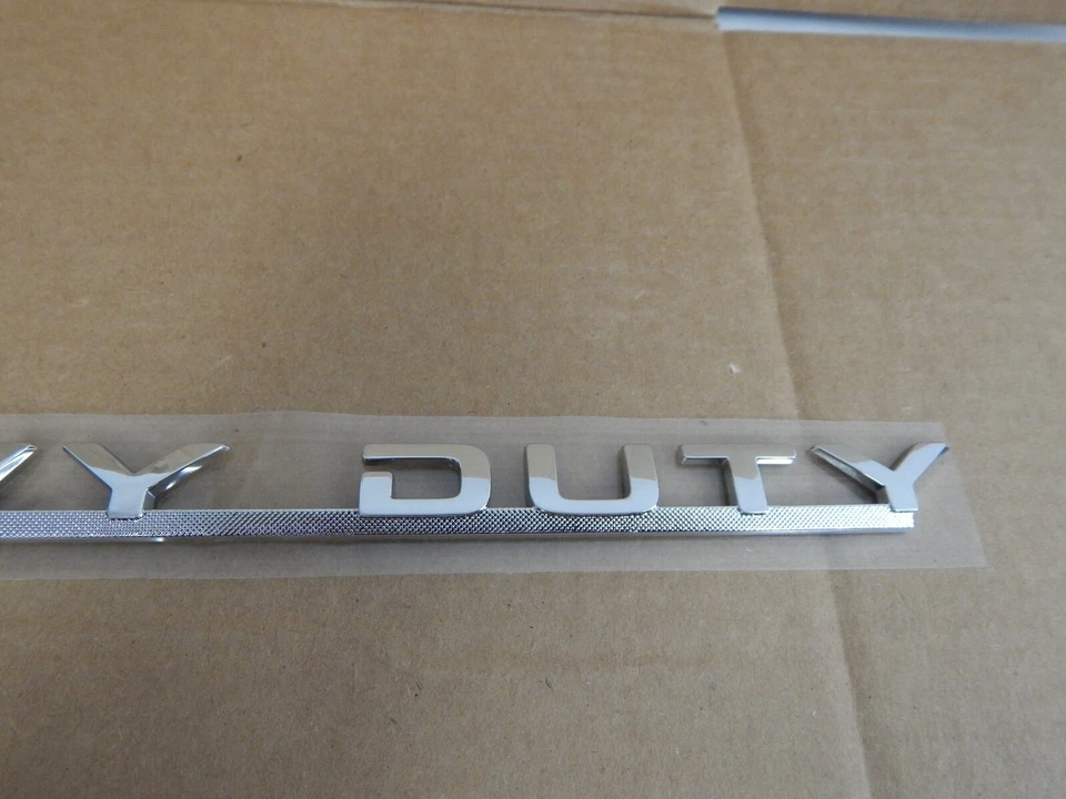 New OEM 2002-2004 Dodge Ram 2500 3500 Heavy Duty Chrome Letters Badge Emblem HD - image 3 of 3