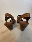 FRYE SILVIE Y STRAP COGNAC BROWN WOMENS LEATHER SANDALS HEELS - SIZE 8M NEW — photo 8