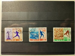 1968 Liberia Stamps (Olympics-Mexico'68),CTO,NH,OG