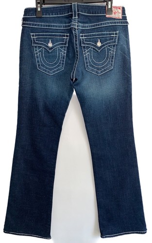 Jeans donna True Religion discoteca Becky Big T bootleg lavaggio scuro blu 29 (31 x 31) - Foto 2 di 10