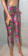 BOTTOM PINK PRINT FASHIONPANTS FITS 11.5 BELLY BUTTON DOLL CLOTHING ACCESSORY