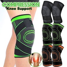 Knee Sleeve Compression Brace Support For Sport Joint Pain Arthritis Relief US