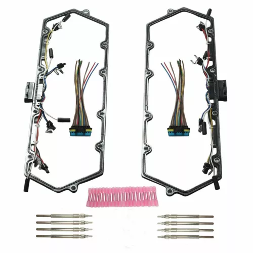 For 98-03 Ford 7.3L Powerstroke Diesel Vavle Cover Gaskets Glow Plugs