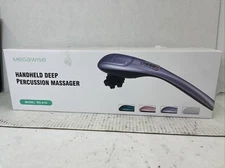MEGAWISE Massager Handheld Deep Tissue Neck Back Massager RD-A10 White Color New