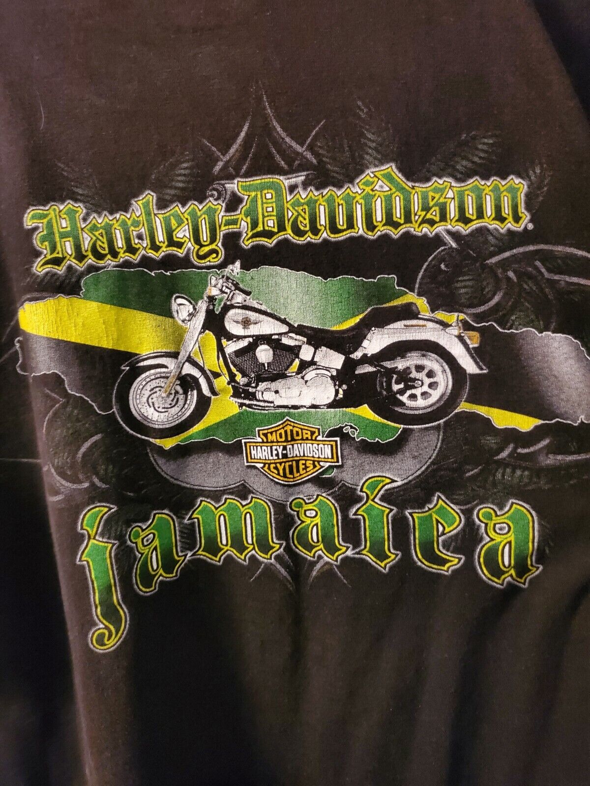 Harley Davidson Jamaica Men's T-Shirt Regular Casual Adult Different Sizes