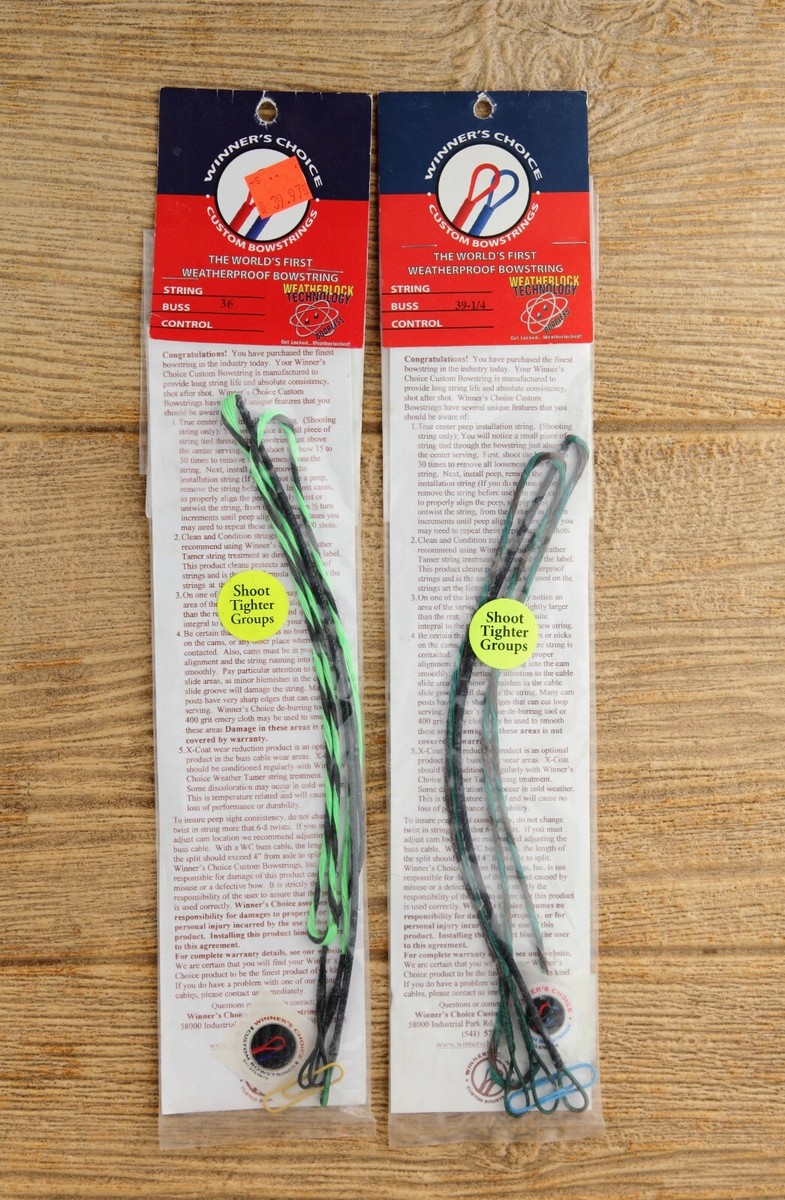 Paire De Câbles Bow Buss Hoyt USA – Composé – Longueur 38,5 – Neuf – Réf 481259