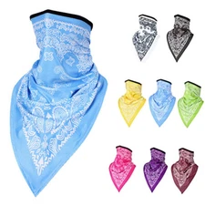 Neck Gaiter Breathable Bandana Balaclava UV Protection Triangle Scarf Face Mask