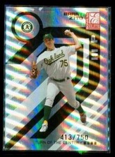 2005 Donruss Elite Turn of the Century Baseball Card #105 Barry Zito 413/750