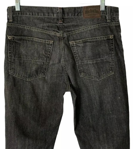 Tommy Hilfiger Mens Classic Straight Jeans Dark Blue Whiskered Denim 32X30 EUC - Picture 5 of 12