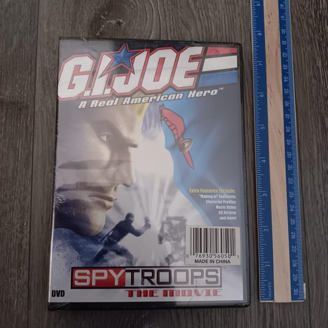 2003 G.I. Joe- A Real American Hero ARAH Spy Troops: The Movie DVD Sealed New