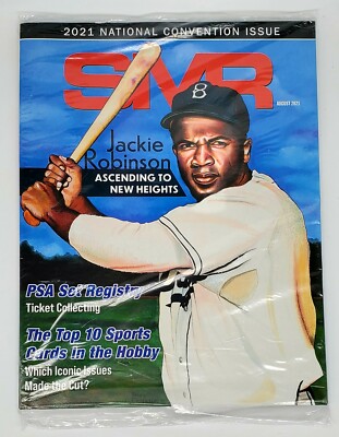 FACTORY SEALED PSA CERTIFIED PRICE GUDE SMR JACKIE ROBINSON AUGUST 2021 MAGAZINE