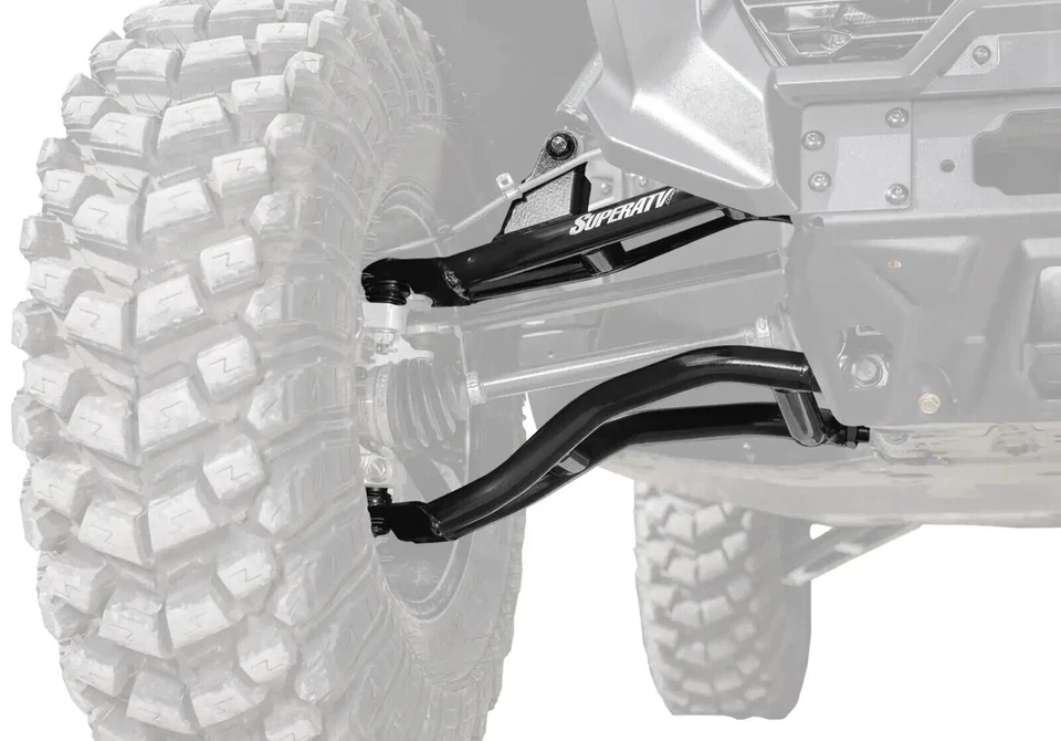 Super ATV Alta Liquidación 1.5" Adelante A Brazos NEGRO CAN-AM MAVERICK SPORT 1000R Foto 2 de 4