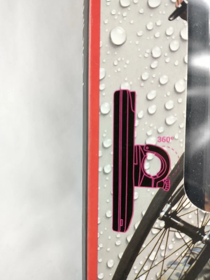 Soporte de bicicleta para teléfono inteligente Aduro para iPhone 5/5S agarre giratorio resistente al agua Foto 3 de 4