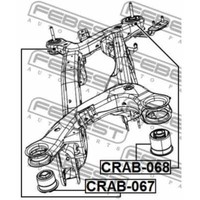 Febest Lagerung AchsköRper Hinten Innen FüR Chrysler Sebring Cabriolet JR JS