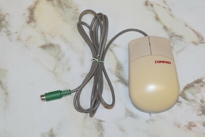 Heavy Wear Compaq MUS9JN 2 Button Mechanical Ball Mouse PS/2 | eBay